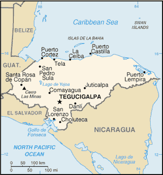 Honduras-CIA_WFB_Map